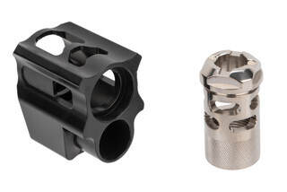 Tyrant Designs Glock Compensator Gen 4 features a two piece design